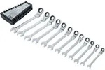 Bgs Technic - Bgs Ratschenring-maulschl&uuml;ssel-satz 6546, Abwinkelbar, Sw 8 - 19 Mm,