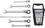 Bgs Technic - Ratschenring-maulschl&uuml;ssel-satz Flexible K&ouml;pfe Sw 8 - 19 Mm 6-tlg.