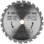 Wolfcraft Kreiss&auml;geblatt &Oslash; 165 X 20 Mm Hartmetall S&auml;geblatt