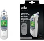 Braun Thermoscan 7 Ohrthermometer Age Precision, Farbcodierte Temperaturanzeige Irt