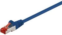 Goobay - S-impuls Netzwerkpatchkabel Cat.6 Rj45, 1:1, 0,5 M, Blau
