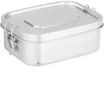 Relaxdays - Brotdose Edelstahl, Auslaufsicher, Luftdicht, Lunchbox F&uuml;r Erwachsene &