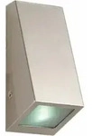 Edelstahl Wand Leuchte Down Strahler Au&szlig;en Beleuchtung Garten Lampe Silber Im...