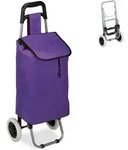 Relaxdays - Einkaufstrolley, Klappbar, 25 L Einkaufstasche Mit Rollen, Bis 10 Kg