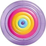 Intex Rainbow Fiesta Insel, Farbige Schwimminsel 201 Cm