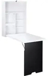 Schreibtisch Wandtisch Wandklapptisch Mit Tafel, 5 F&auml;chern, Klappschreibtisch