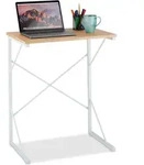 Relaxdays - Schreibtisch, Kleiner B&uuml;ro Tisch, Mini Computertisch, Hbt: 75x60x40 Cm,