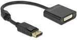 Delock Adapter Displayport 1.2 Stecker Zu Dvi Buchse 4k Aktiv Schwarz