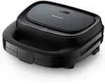 Toaster Mit Antihaftbeschichteter Toastplatte, Leistung 750 W, Schwarz - Hd2330/90
