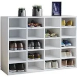Hinsol L Schuhschrank 20 F&auml;cher Wei&szlig;.