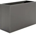 Kgt Aluminium-hochbeet "130", Anthrazit, 1,21 X 0,45 X 0,77 M (l X B X H)