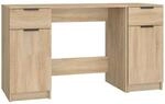 Schreibtisch Mit Beistellschrank Sonoma-eiche Holzwerkstoff - Vidaxl