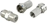 Schwaiger Koaxial Kabelverbinder Set Kvbs70 531 1x F Verbinder + 2x F Stecker F&uuml;r
