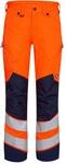 Engel Warnschutz Bundhose Safety Herren 2544-314 Gr. 62 Orange/blue Ink