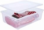 Aufbewahrungsbox Rotho Clear Box Boots 22 Liter Stapelbar Dicht