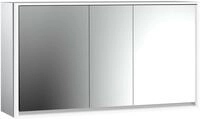 Loft Lichtspiegelschrank, 1600mm, 3 T&uuml;ren, Aufputzmodell, - Emco