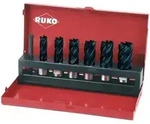 Ruko - Kernbohrersatz 7 Teilig &Oslash; 12-14-16-18-20-22 Mm Hss Tialn-beschichtet