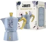Bialetti Moka Express 3 Tassen Schwarz Blau Gold Violett Gelb