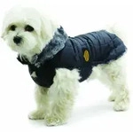 Steppmantel F&uuml;r Hunde - Schwarz - 30 Cm - Fashion Dog