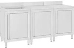 Vidaxl - Gastro-sp&uuml;lenunterschrank 180x60x96 Cm Edelstahl