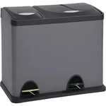 Svita Tc2combo26 M&uuml;lleimer Trenneimer Abfalleimer Grau Papierkorb (8l + 18l)