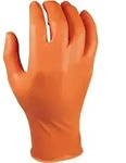 Einweghandschuh Grippaz Nbr Gr. 10 Orange, Box A 50 St&uuml;ck