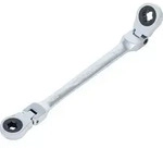 Bgs Technic - Doppel-ratschen-ringschl&uuml;ssel Abwinkelbar Mit E-profil Ringk&ouml;pfen Sw