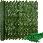 K&uuml;nstliche Efeuhecke 3x0,5m &Uuml;berdachung F&uuml;r Balkon, Terrasse, Garten, Gr&uuml;nmatte