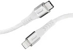 Intenso - Usb-kabel Usb 2.0 Usb-c&reg; Stecker, Apple Lightning Stecker 1.50 M Wei&szlig;