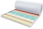 Fdm - Topper 180x200 Cm Matratzenauflage Mit Hr-schaum H&ouml;he 6 Cm Latex Schoner H2 H4