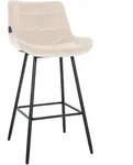 Barhocker Weston Creme Samt
