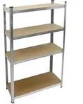 Werkstattregal Schwerlastregal 160x80x40 Cm Bis 320kg Belastbar Verzinktes Metall 4