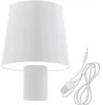 Akku Touch Flaschenleuchte 60 Led 14 X 10 Cm - Wei&szlig; - Flaschenlicht Warm Und Kalt