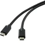 Usb-kabel Usb 3.2 Gen2x2 Usb-c&reg; Stecker 2.00 M Schwarz Geschirmt Rf-4531576 -