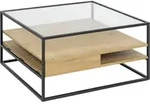 Randolf Couchtisch 2 Ablagen Eiche Dekor.
