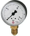 Fp - Manometer D 63 Mm 0-10bar G1/4 Steh.