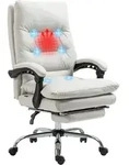 Vinsetto - B&uuml;rostuhl Mit Massagefunktion, Ergonomisch Schreibtischstuhl Mit