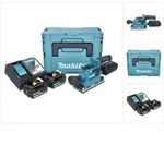Makita Dbo 382 Rmj Akku Schwingschleifer 18 V 93 X 185 Mm Brushless + 2x Akku...