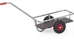 Fetra Handwagen Mit Boden 700x400mm F&uuml;r Aussenbereich Luftbereifung