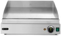 Hendi - Grillplatte, Profi Line, Glatte Ausf&uuml;hrung, 230v/2400w, 550x455x(h)244mm