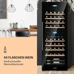 Klarstein - Weink&uuml;hlschrank, Getr&auml;nkek&uuml;hlschrank Schmal, 2 Zonen K&uuml;hlschrank Mit