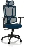 B&uuml;rostuhl / Drehstuhl Ergomy Sitz Stoff / R&uuml;cken Netzstoff Blau Mybuero