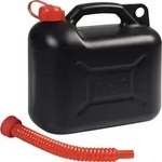 Now - Transportkraftstoffkanister 10 L Schwarz Hd-pe L330xb165xh320mm