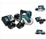 Makita Dpb 183 Rg Akku Bands&auml;ge 18 V 66 Mm Brushless + 2x Akku 6,0 Ah +...