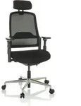 B&uuml;rostuhl / Chefsessel Teraro Ax Netzstoff / Stoff Schwarz Hjh Office