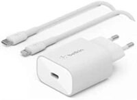 Belkin Usb-c Ladeger&auml;t 25w Pd + Lightning Kab. Wca004vf1mwh-b5 Ladeger&auml;te