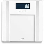 Badezimmerwaage Mit K&ouml;rperanalyse, Bis 180 Kg, 30 X 30 Cm, Wei&szlig; / Ade