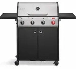 Gasgrill Chicago Next 4 R Turbo Edelstahl Farbig Schwar