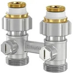 Zweirohr Hahnblock Exclusiv D1/50 3/4' Eurokonus X 1/2' Ag Selbstdichtend...