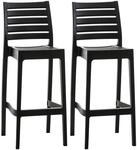 Clp - 2er Set Barhocker Ares Schwarz